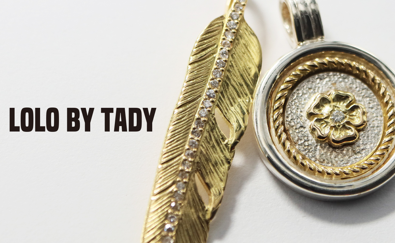TADY&KINGラージクロスSV K18メタル Lサイズ Necklace TADY＆KING