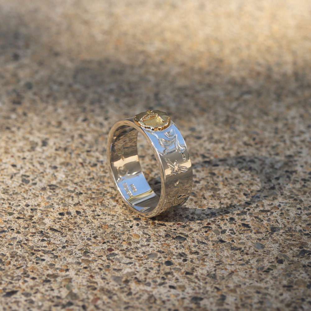 TADY&KING[ORDER ITEM]【特注サイズ25号～30号】アラベスク平打ち