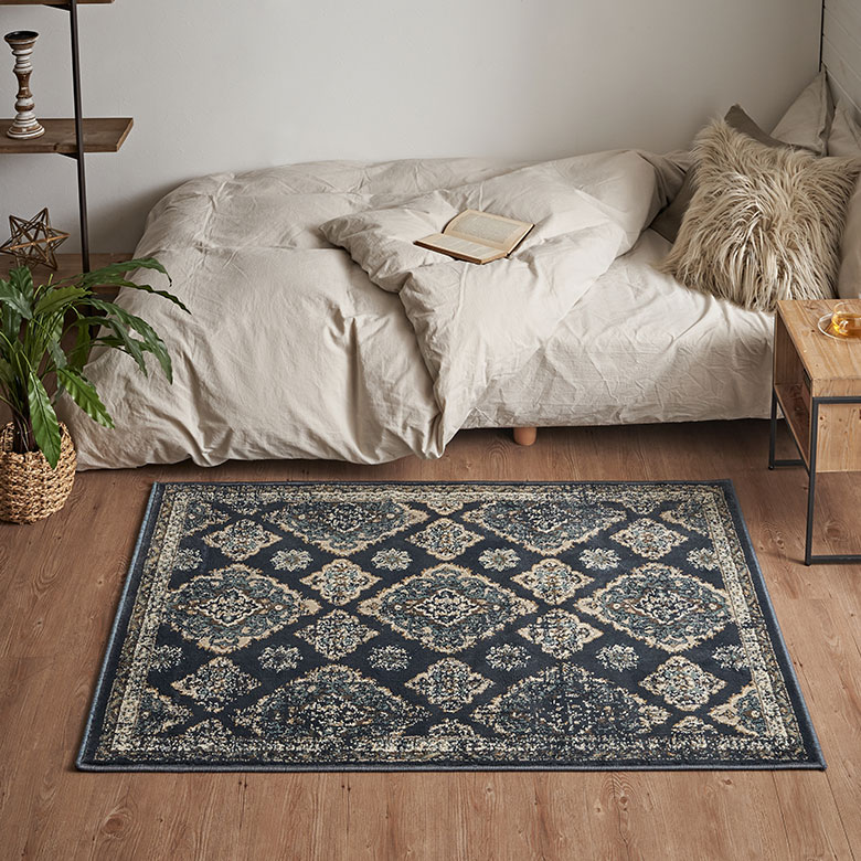 ラグ ラグマット 約100×140cm オリエンタル柄 ウィルトン織り