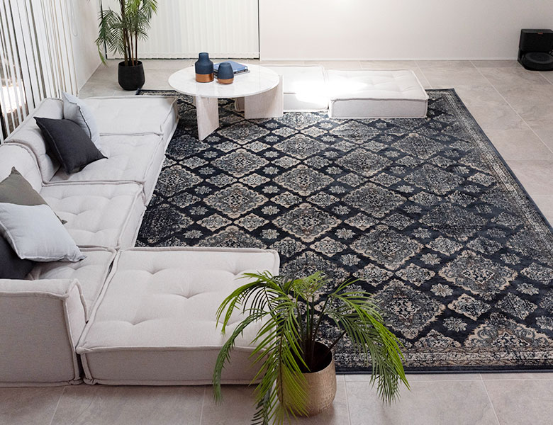 美しさと耐久性を兼ね備えた高密度ウィルトン織りラグカーペット Amira