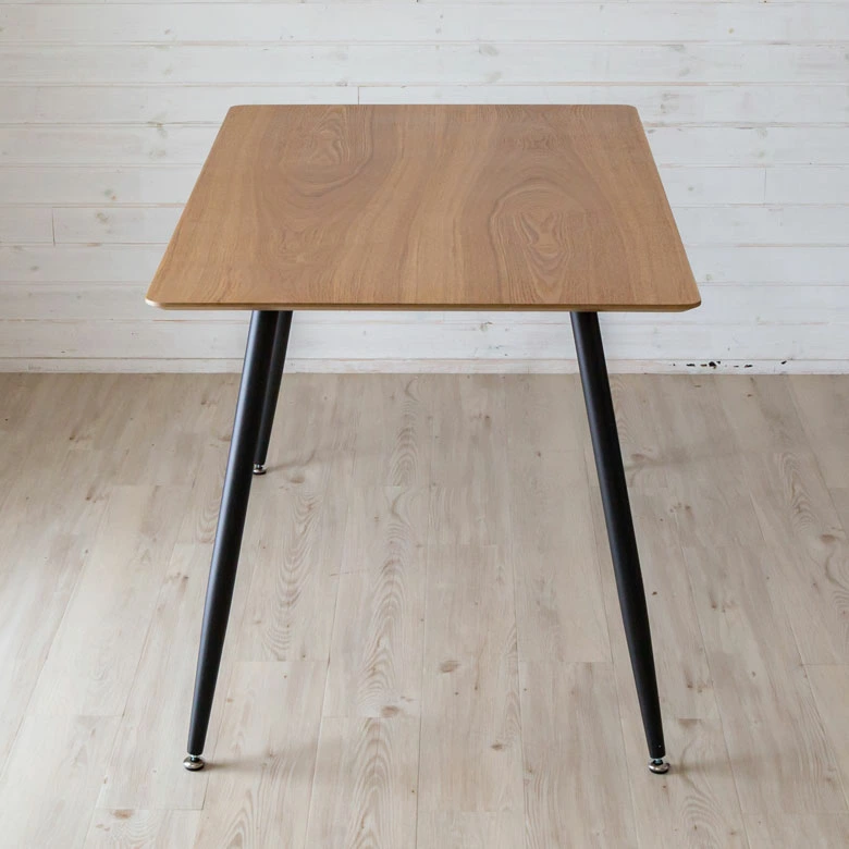 ダイニングテーブル テーブル 2人掛け 木製 スチール 長方形