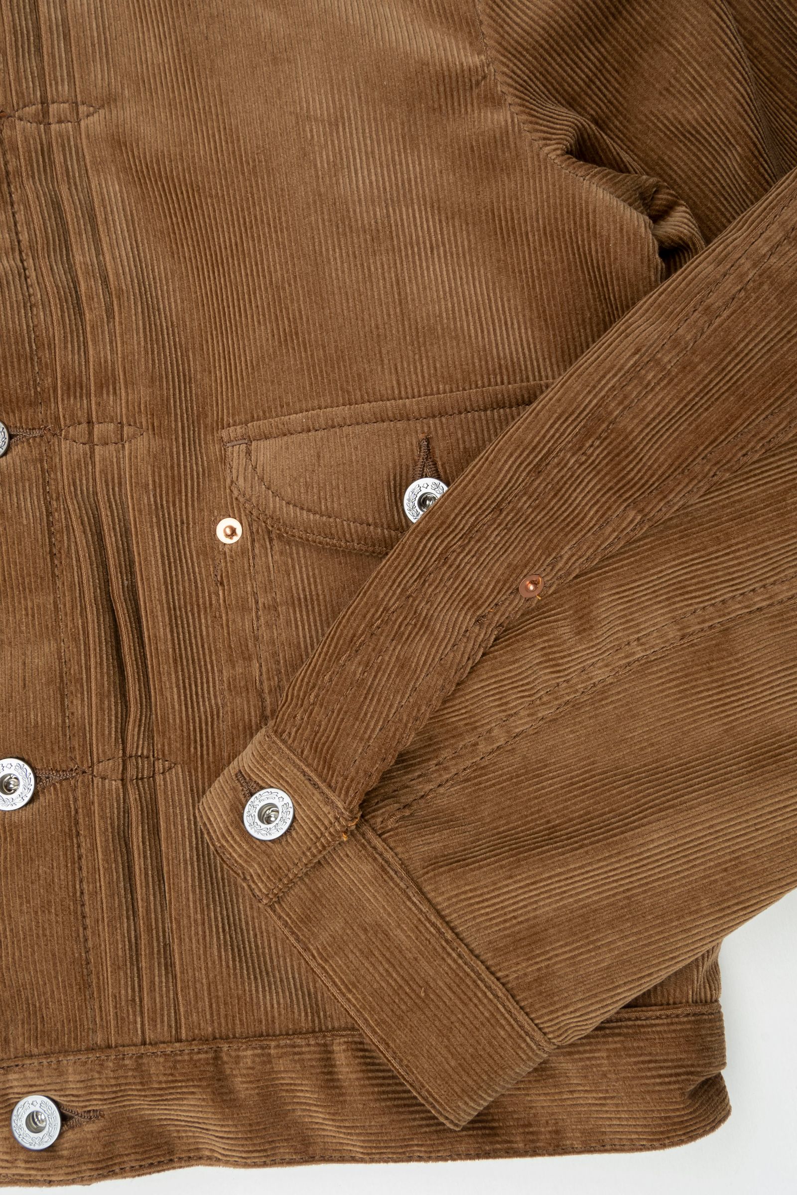 SUGARHILL - CORDUROY DENIM JACKET / BROWN | Retikle Online Store