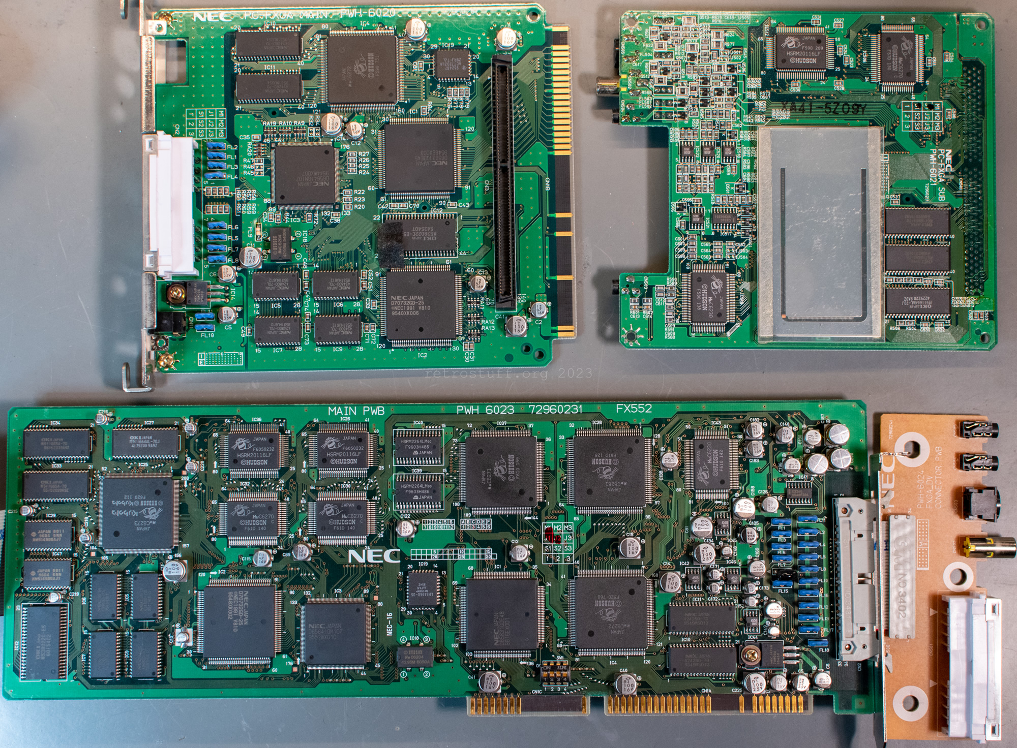 NEC PC-FXGA, PC-FXGA DOS/V, and its Breakout Box - retrostuff