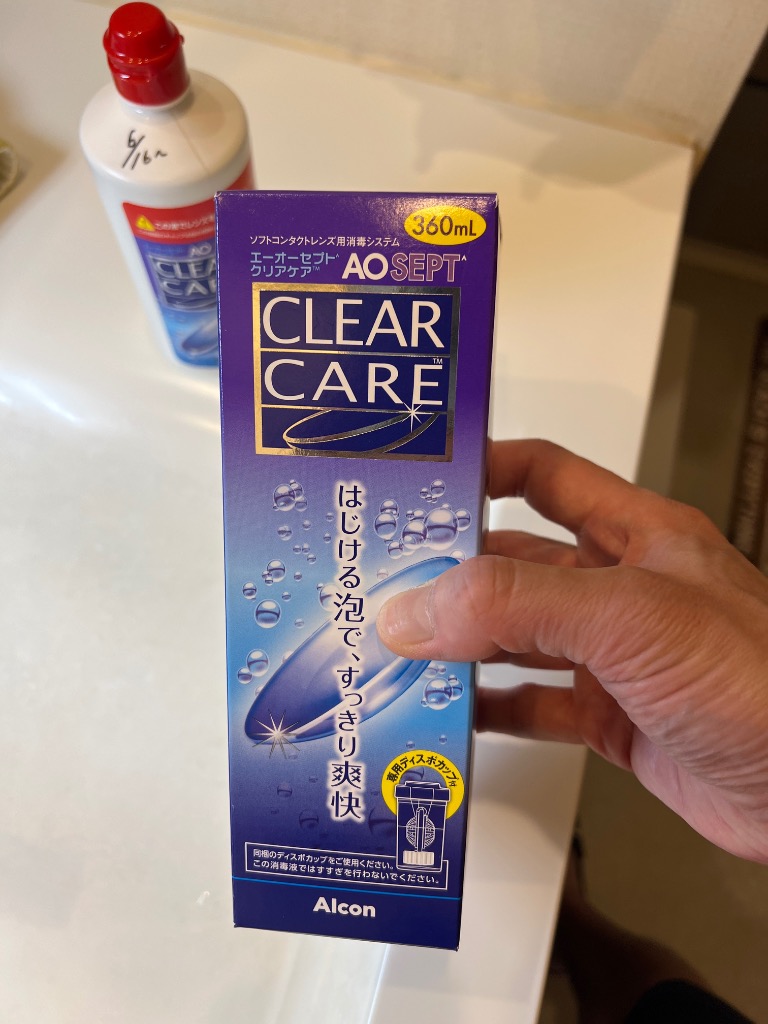 Alcon エーオーセプト クリアケア 360ml×12本 AOセプト ソフト