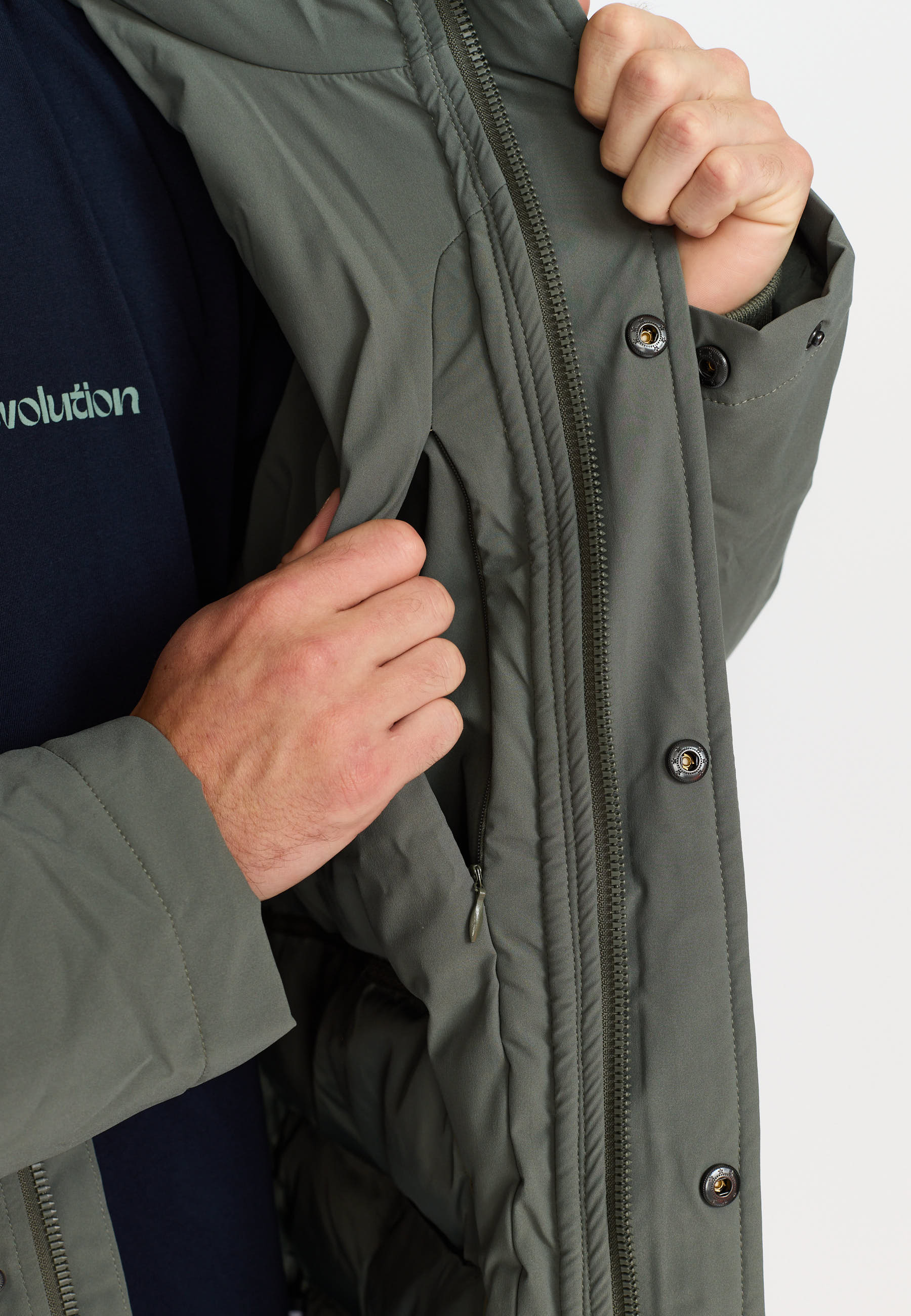 Tech Parka Mid / 7788 - Grey – Revolution.eu