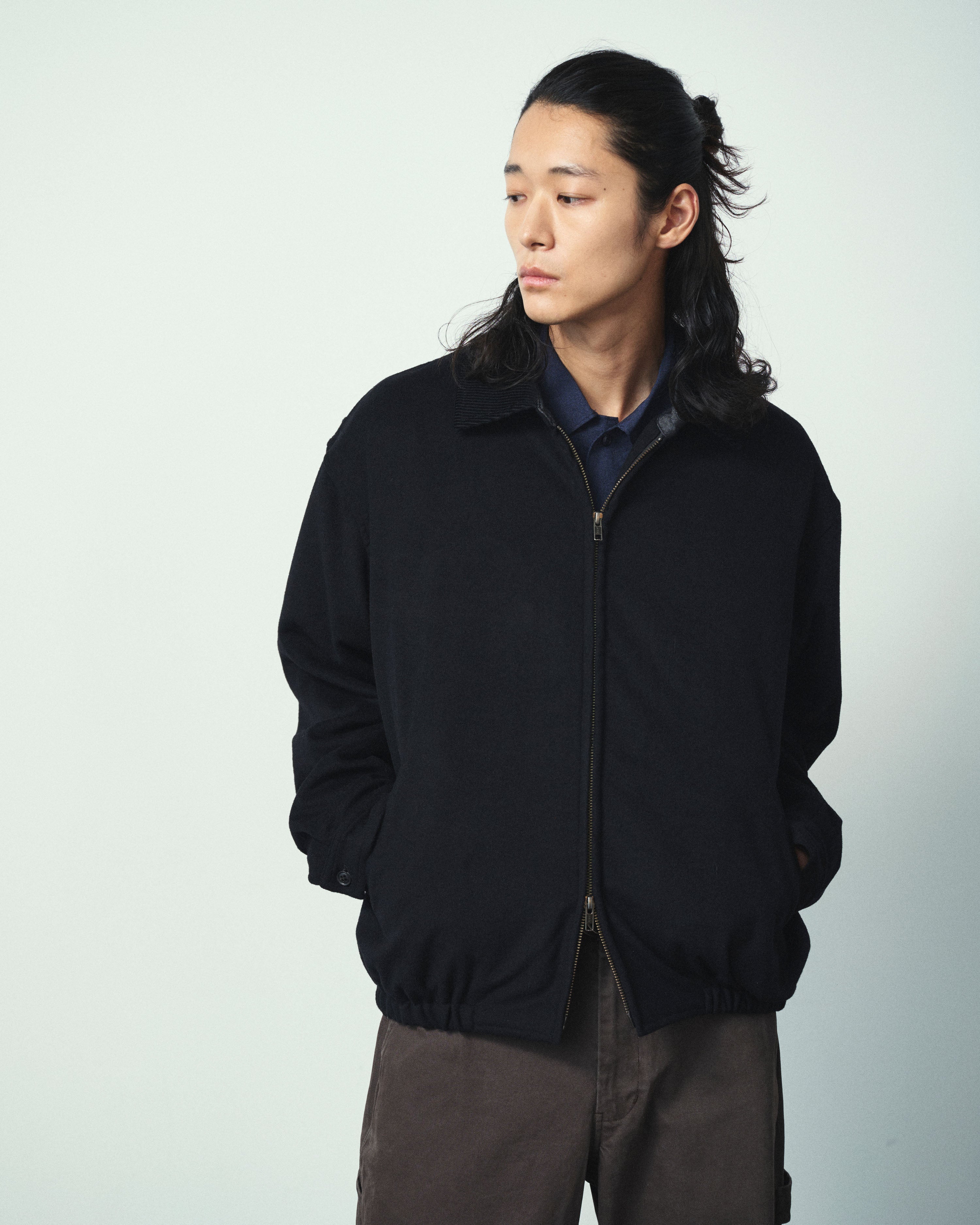 FLANNEL SWING TOP BLOUSON – RHYTHR