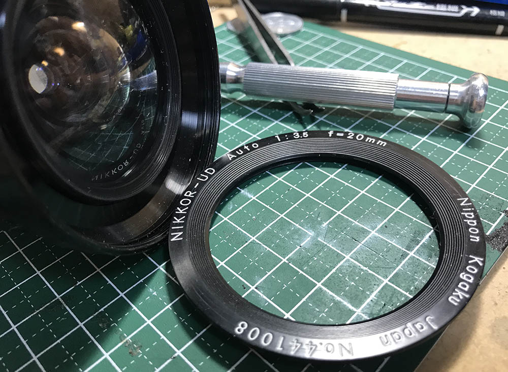 Repair: Nikkor-UD 20mm f/3.5 Auto | Richard Haw's Classic Nikon