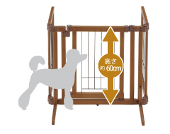 ペット用 木製おくだけドア付ゲート S | リッチェル公式ウェブショップ