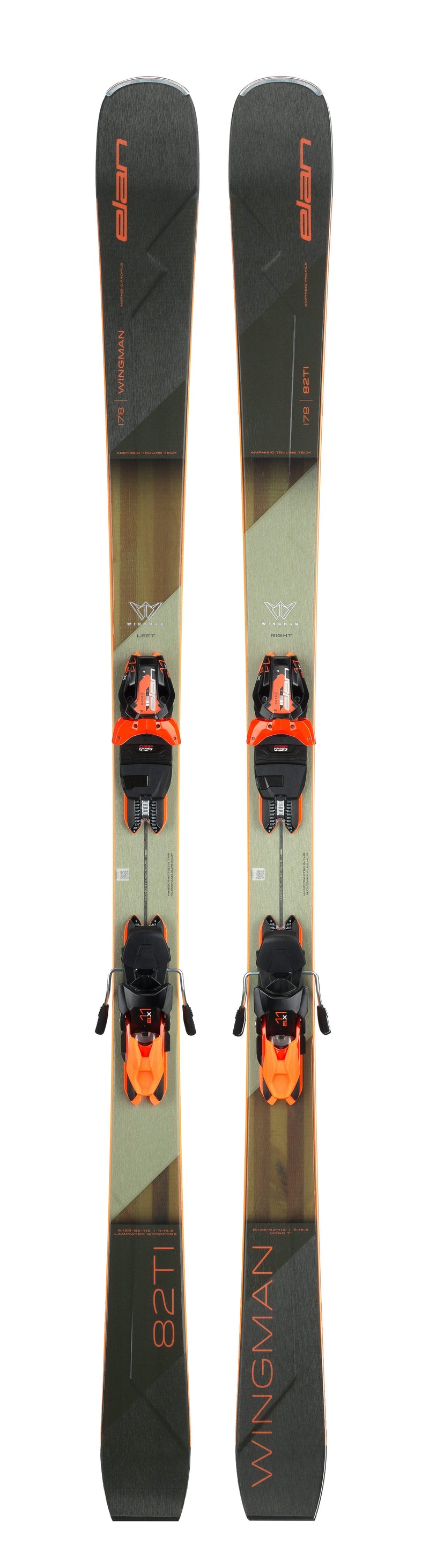 Elan Wingman 82 TI Skis + PS ELX 11.0 Shift System Bindings - 2025