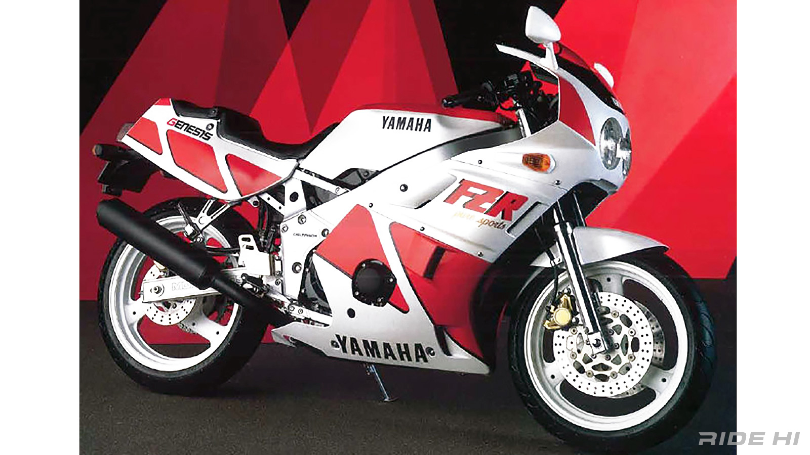 1988年のFZR400（3EN）はエアインテークの蛇腹ですぐ判別！【この