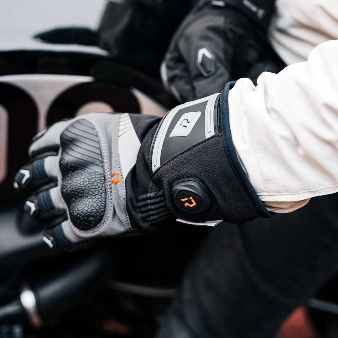 RIDEIRON Winter Waterproof Rechargeable Smart Heated Motorcycle Gloves