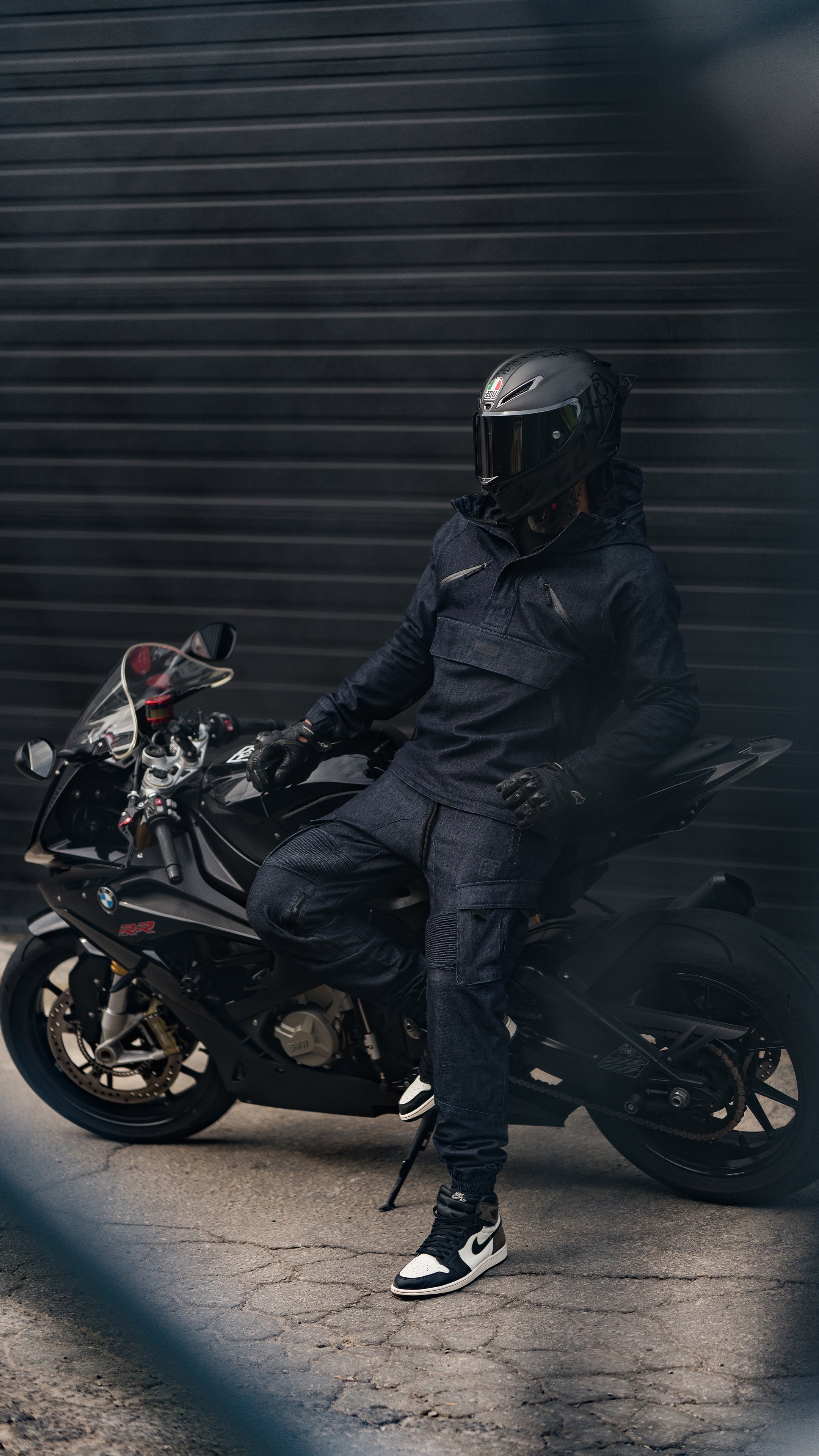 Concord™ Armoured Denim Anorak Motorcycle Jacket {The Message V2/Raw I