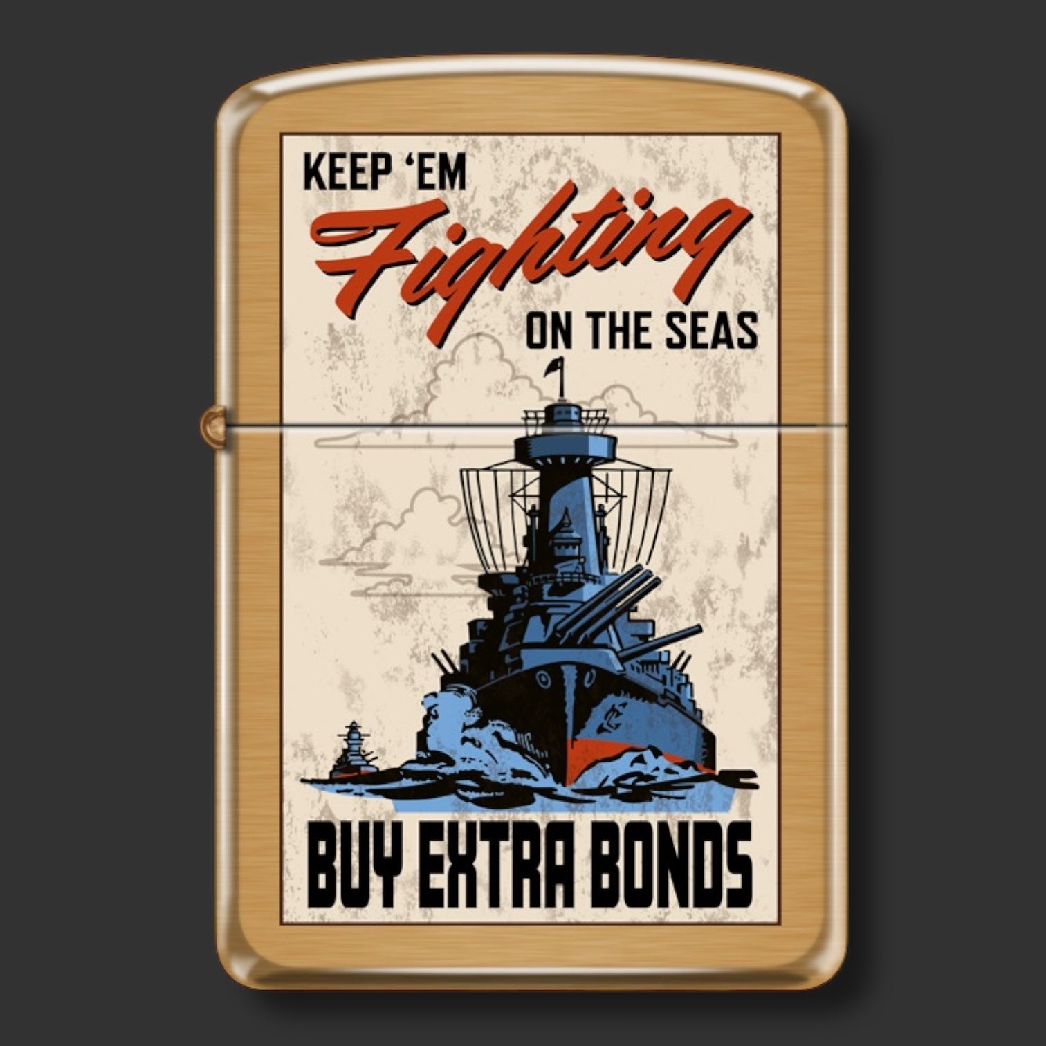 Original Riley's 66 WWII Ships Zippo Lighter