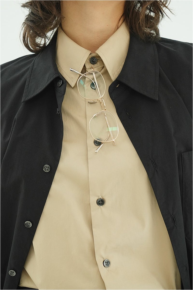 CLANE(クラネ) | CLANE(クラネ) TWO TONE LAYERED SHIRTS ツートーン