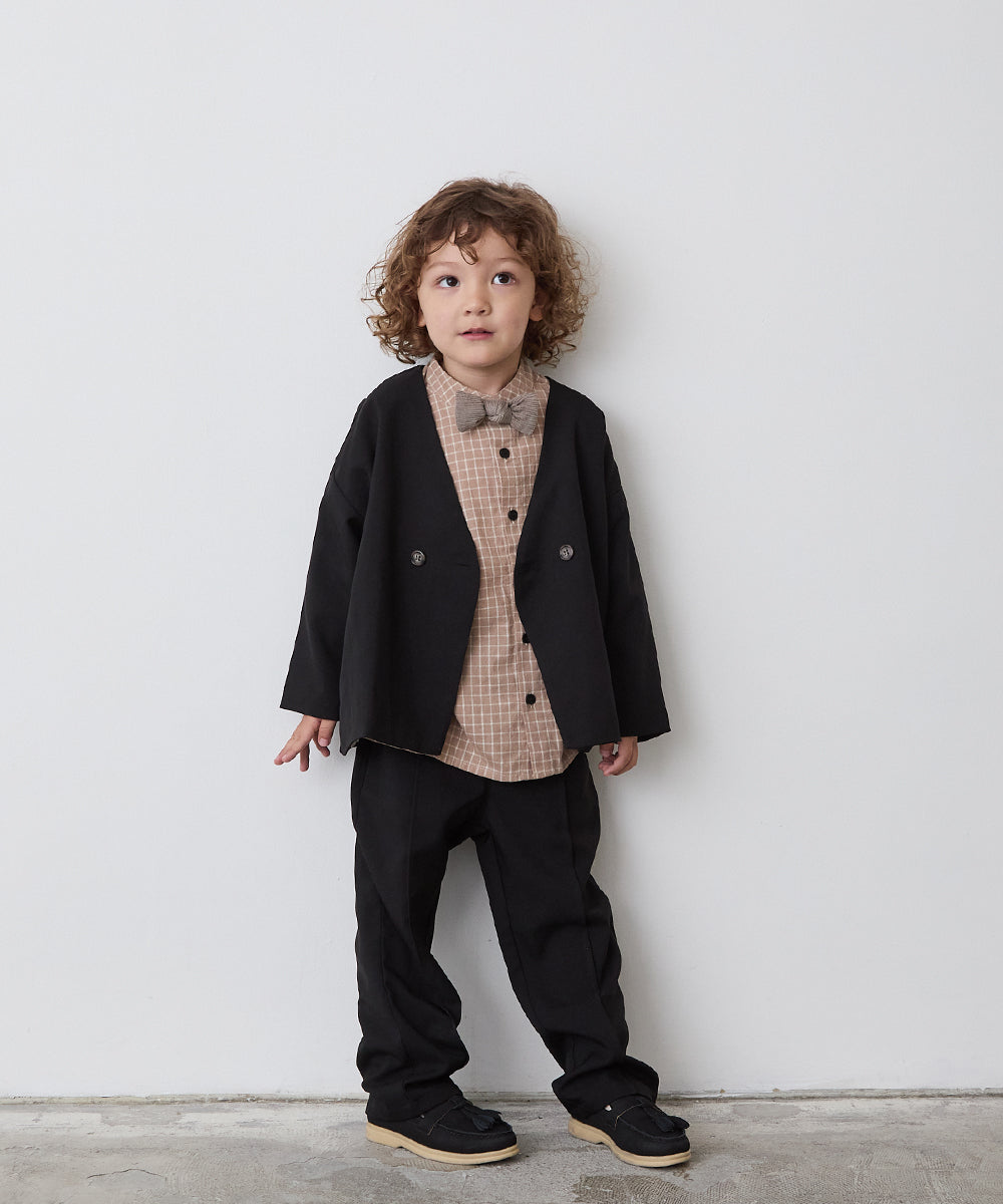 コーデュロイ蝶ネクタイ（ボタン取り外しシャツ対応）