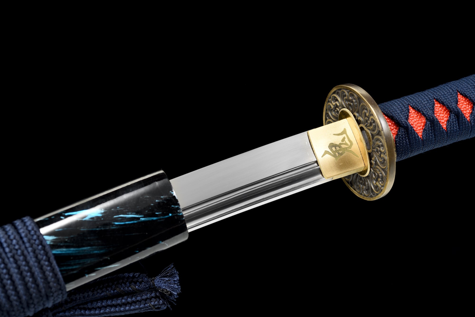 Unokubi-Zukuri spring steel katana light and sharp handmade full tang