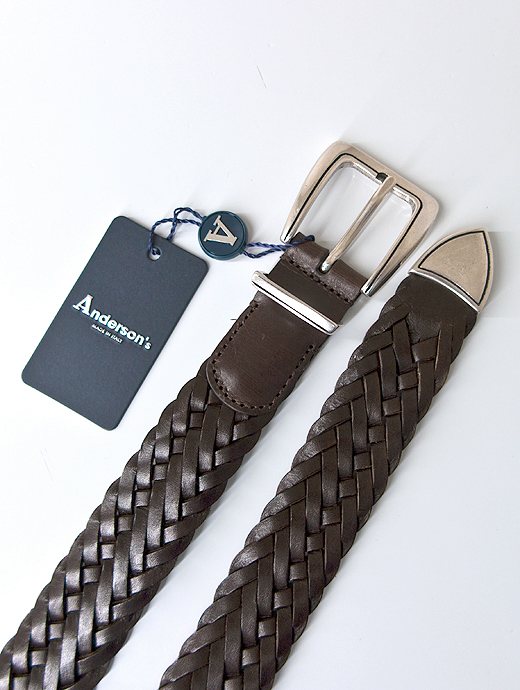 商品詳細ページ | Anderson's/アンダーソンズ メッシュレザーベルト