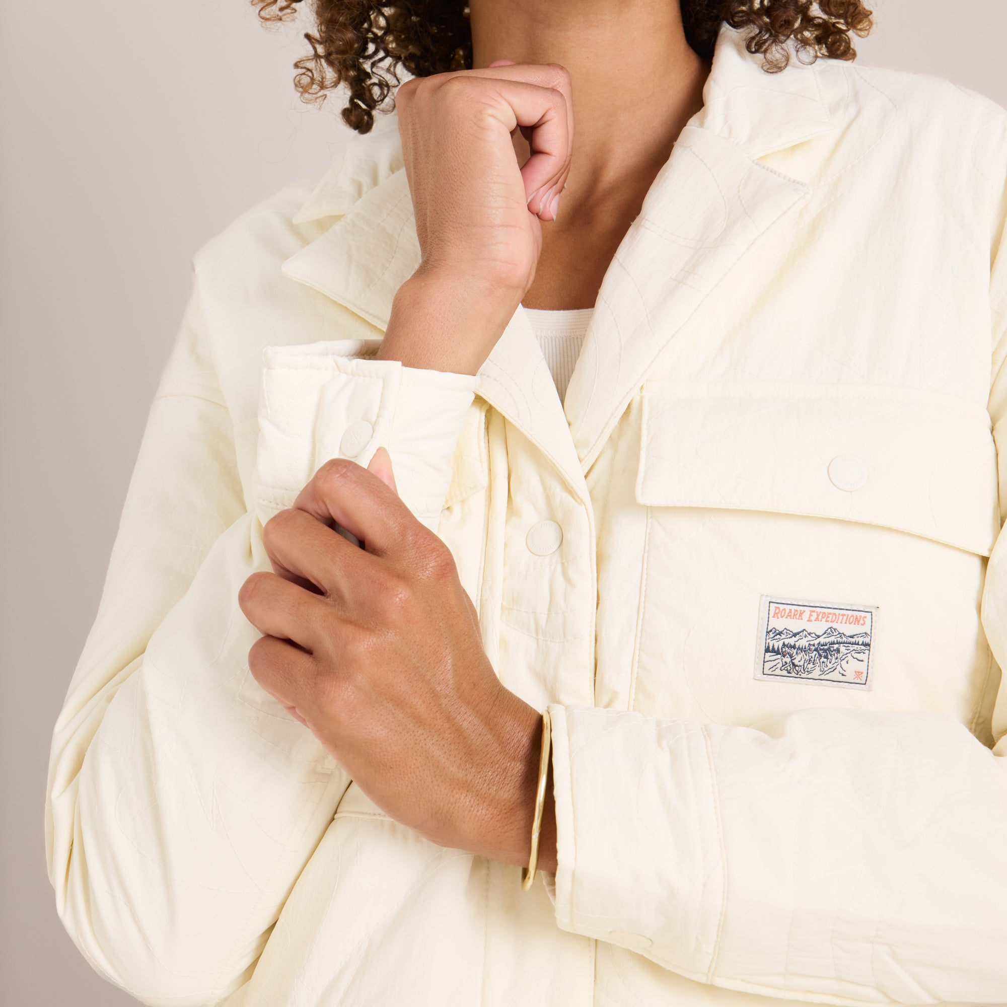 Passport Plush Jacket - White Wolf | Roark