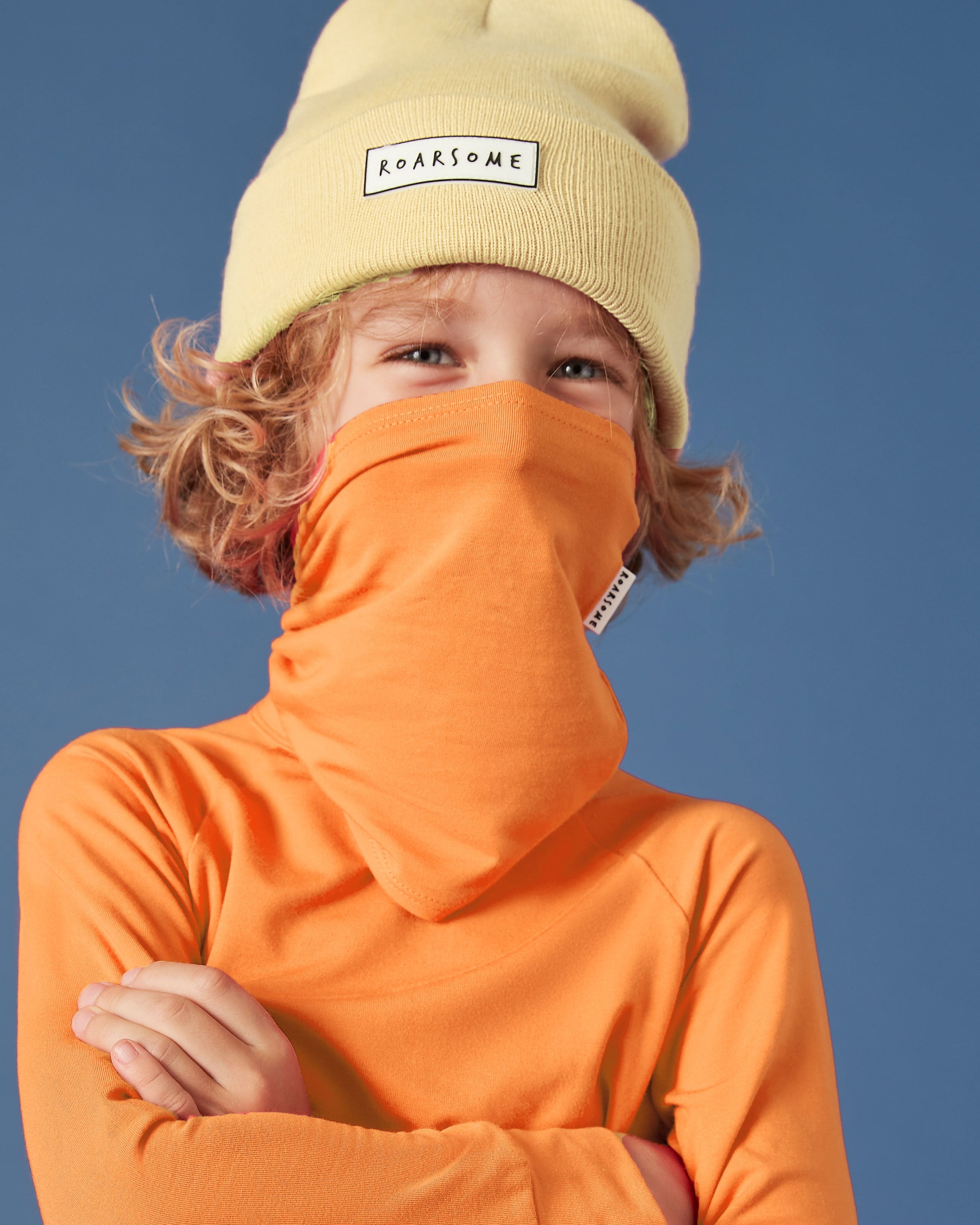 Bamboo Snood - Sunset Orange ‐ Roarsome