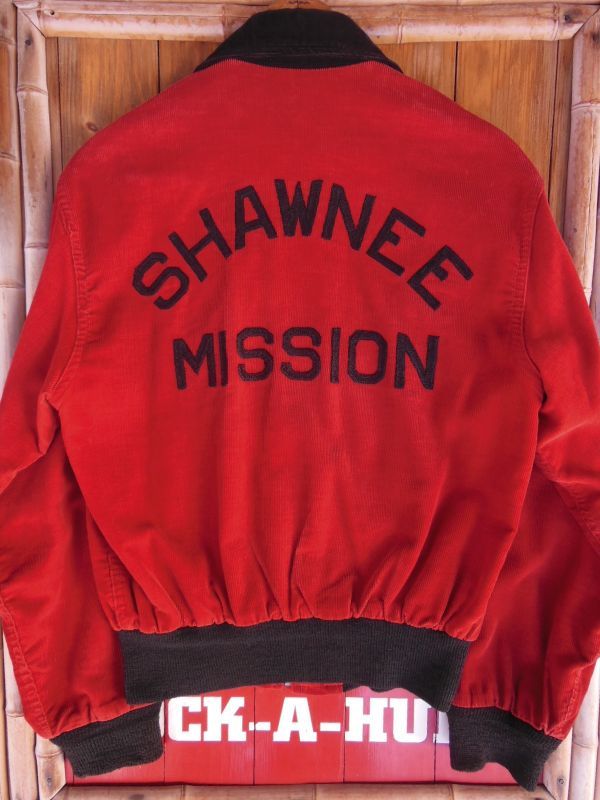 1940'S SHAWNEE MISSION SCHOOL CORDS JACKET - ROCK-A-HULA Vintage