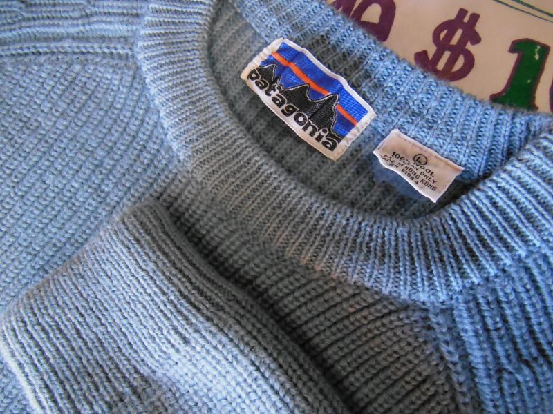 希少70S白タグPATAGONIAパタゴニアWOOLセーター/L - ROCK-A-HULA
