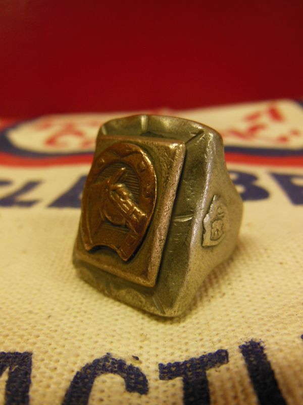1950'S〜 VINTAGE HORSE SHOE MEXICAN RING ビンテージ メキシカン