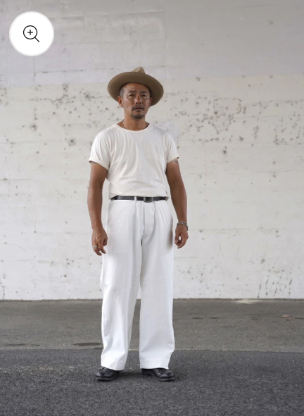 The GROOVIN HIGH Vintage 1941 M41 Work Pants/ MILK WHITE - ROCK-A