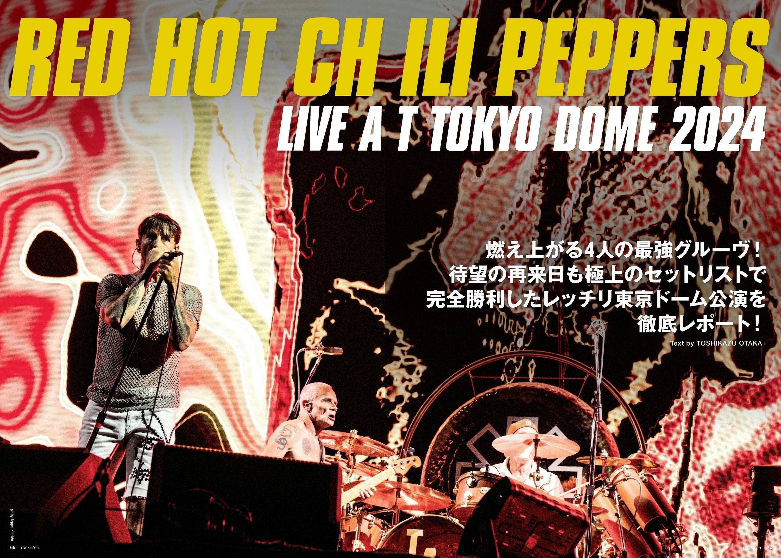 Red Hot Chili Peppers レッチリ日本公演限定リトグラフセット RED HOT