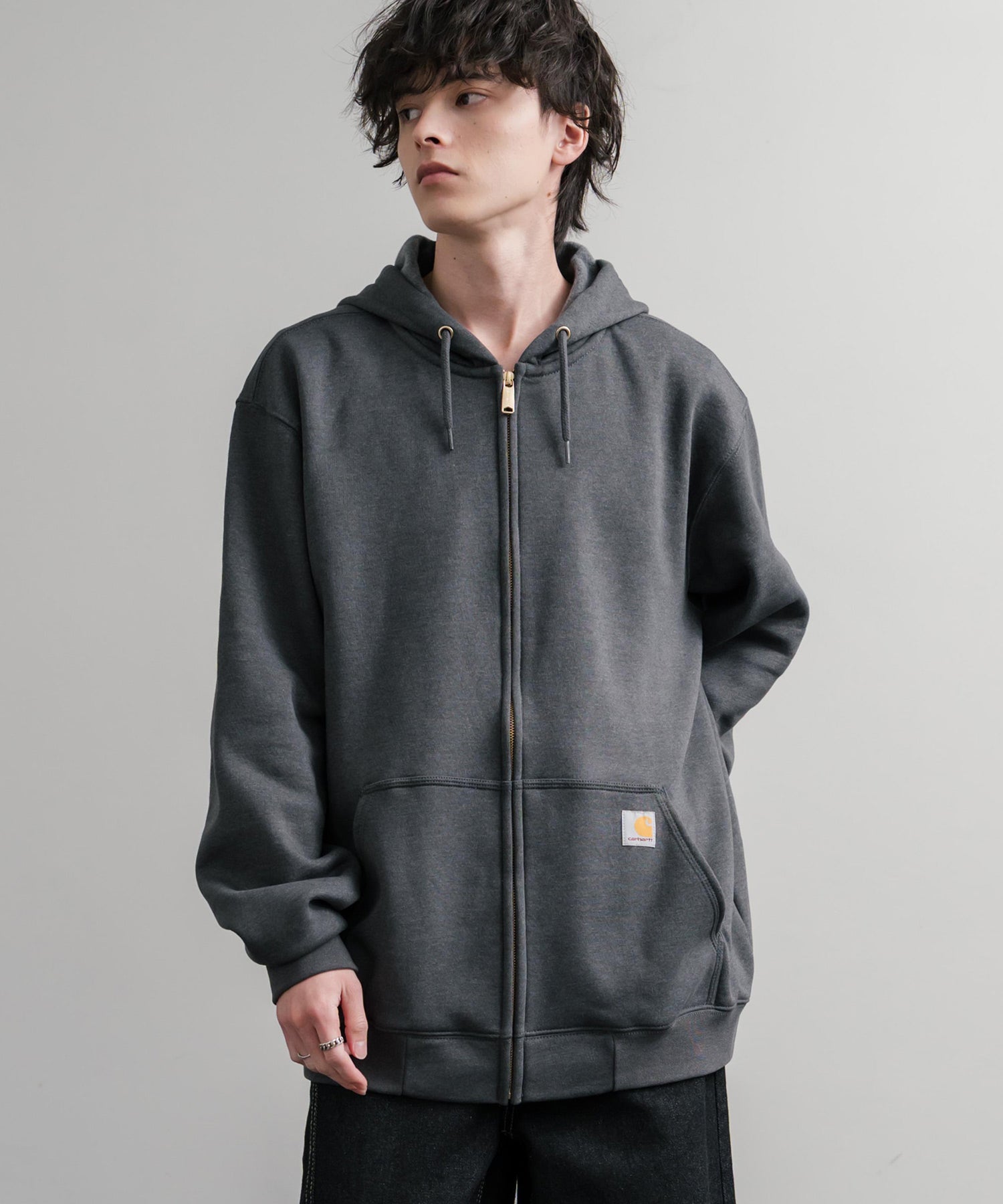 Carhartt カーハート MIDWEIGHT HOODED ZIP-FRONT SWEATSHIRT オーバー