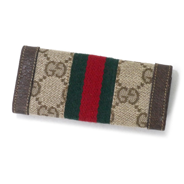OLD Gucci シェリー3連キーケース（茶） – Vintage Shop Rococo