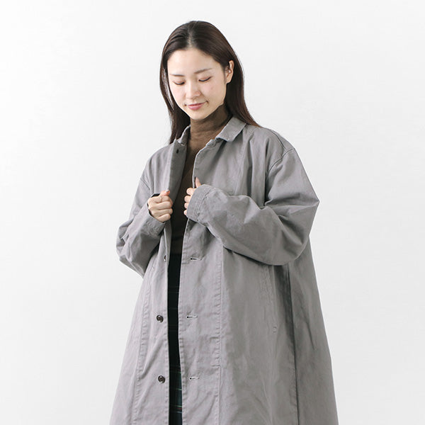 20％OFF】HARVESTY（ハーベスティ） チノクロス オーバーコート