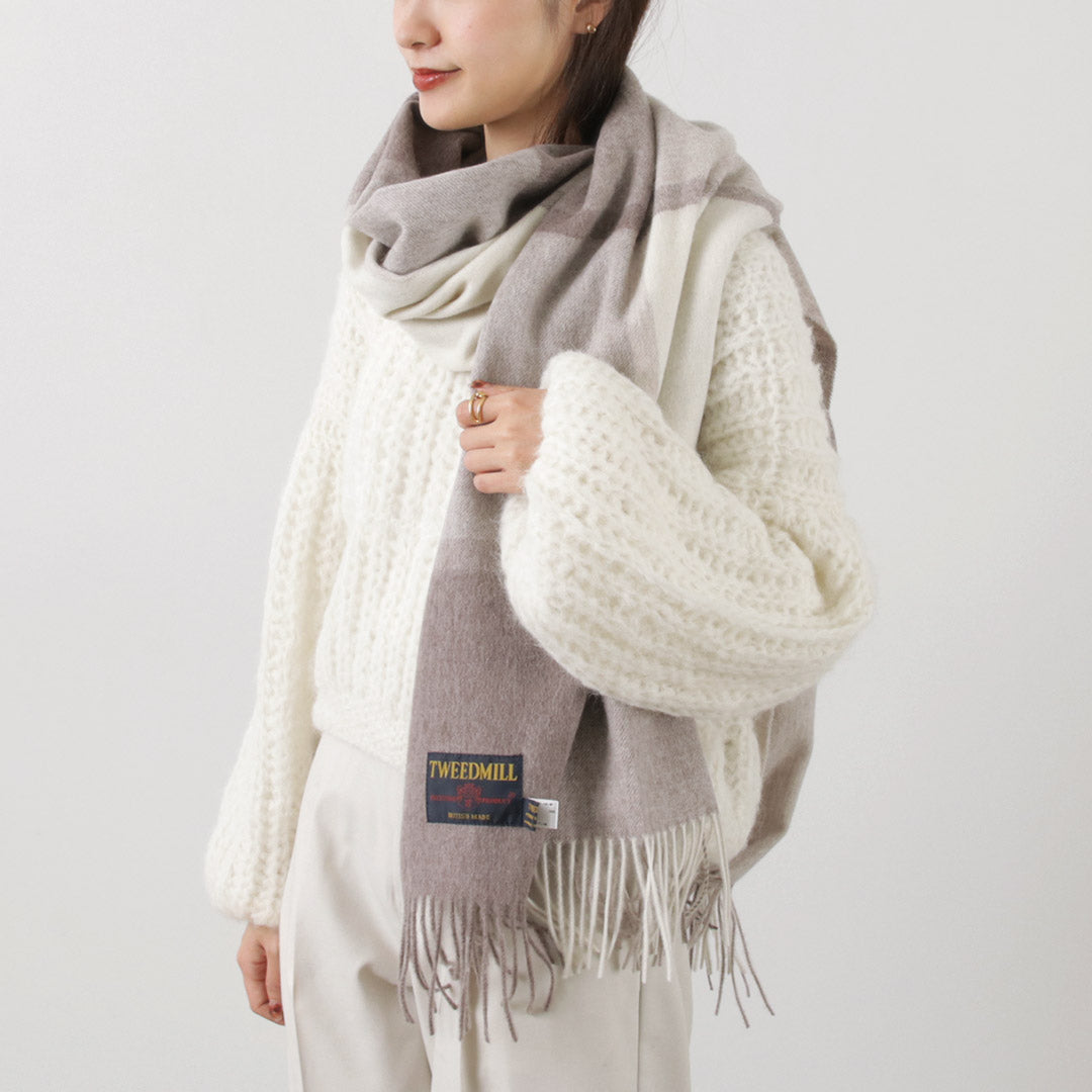 20％OFF】TWEED MILL（ツイードミル） 71×210 ラムウール ニーラグ