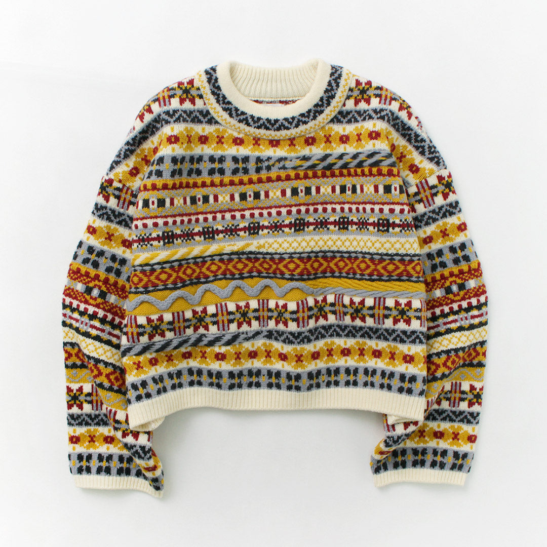 COOHEM（コーヘン） フェアアイルニット プルオーバー｜ROCOCO ONLINE