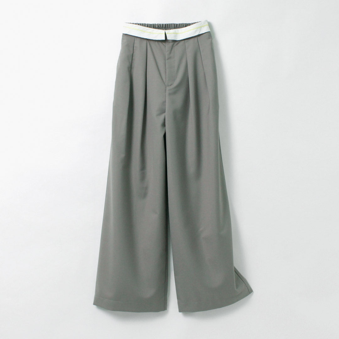 50％OFF】CYAN TOKYO（シアン トーキョー） マーベルト 2タック ワイド