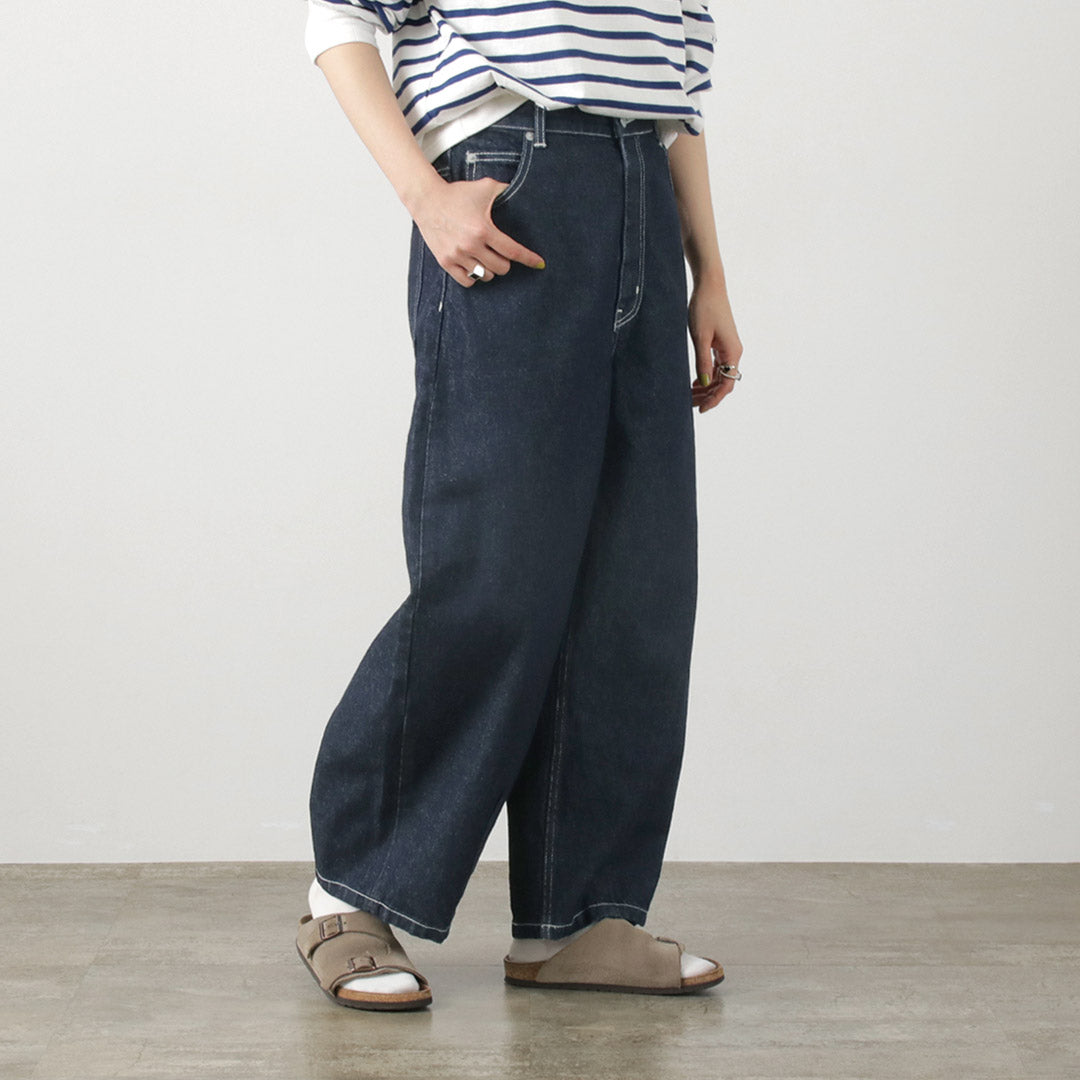 MIDIUMI（ミディウミ） ハイウエスト カーブデニム / レディース