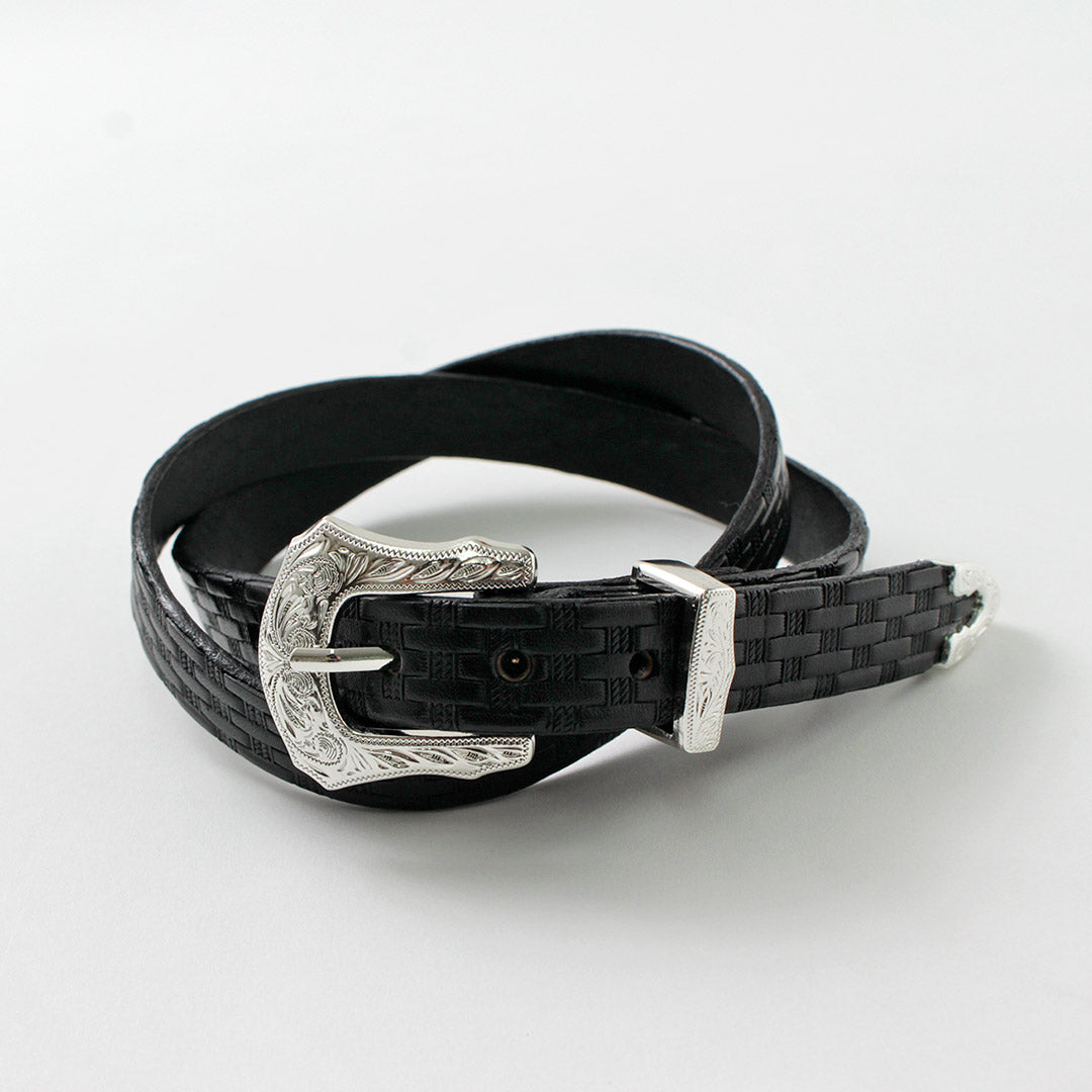 30％OFF】TORY LEATHER（トリーレザー） 3/4インチ ウエスタンベルト