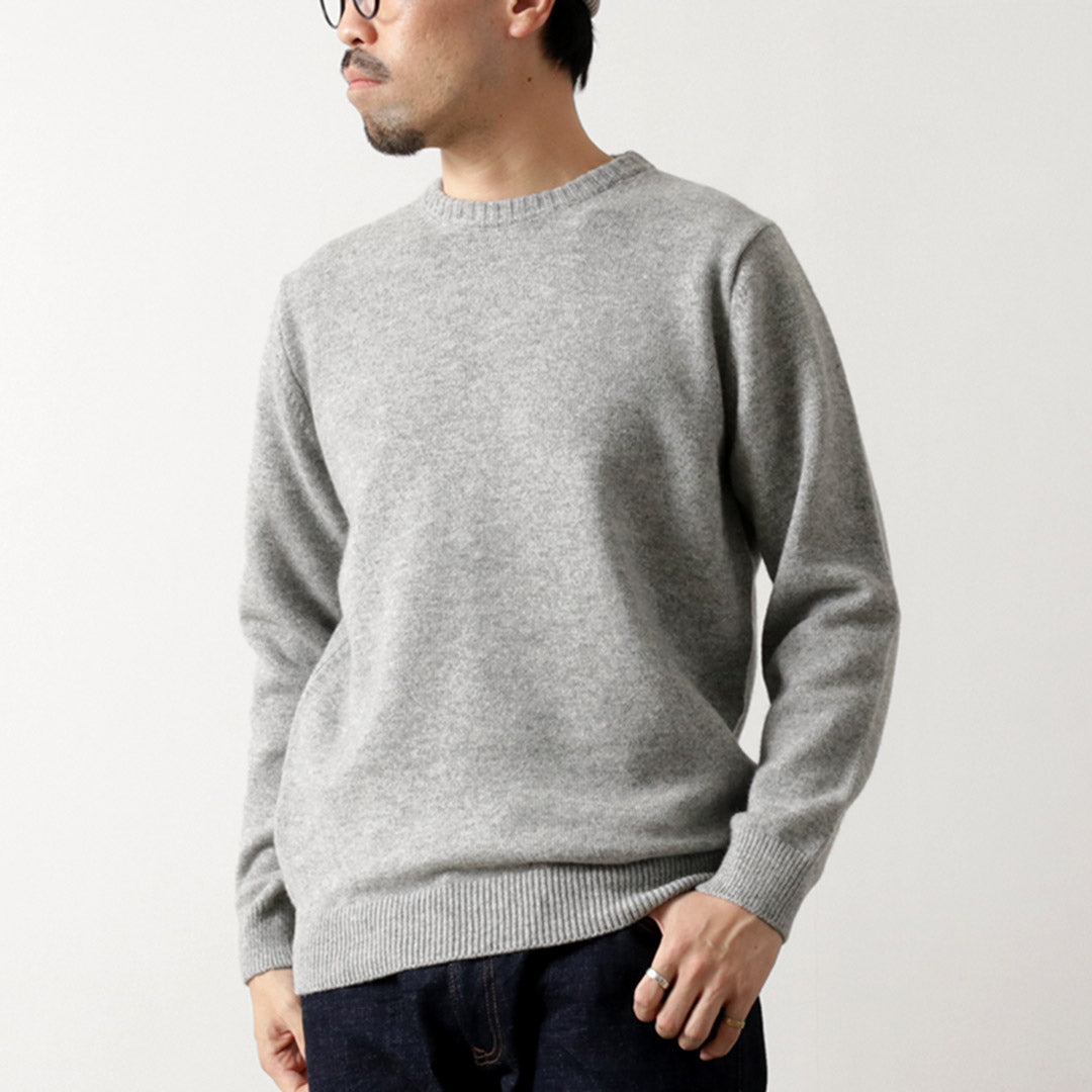 MOONCASTLE（ムーンキャッスル） カシミア シルク ラムウール クルー