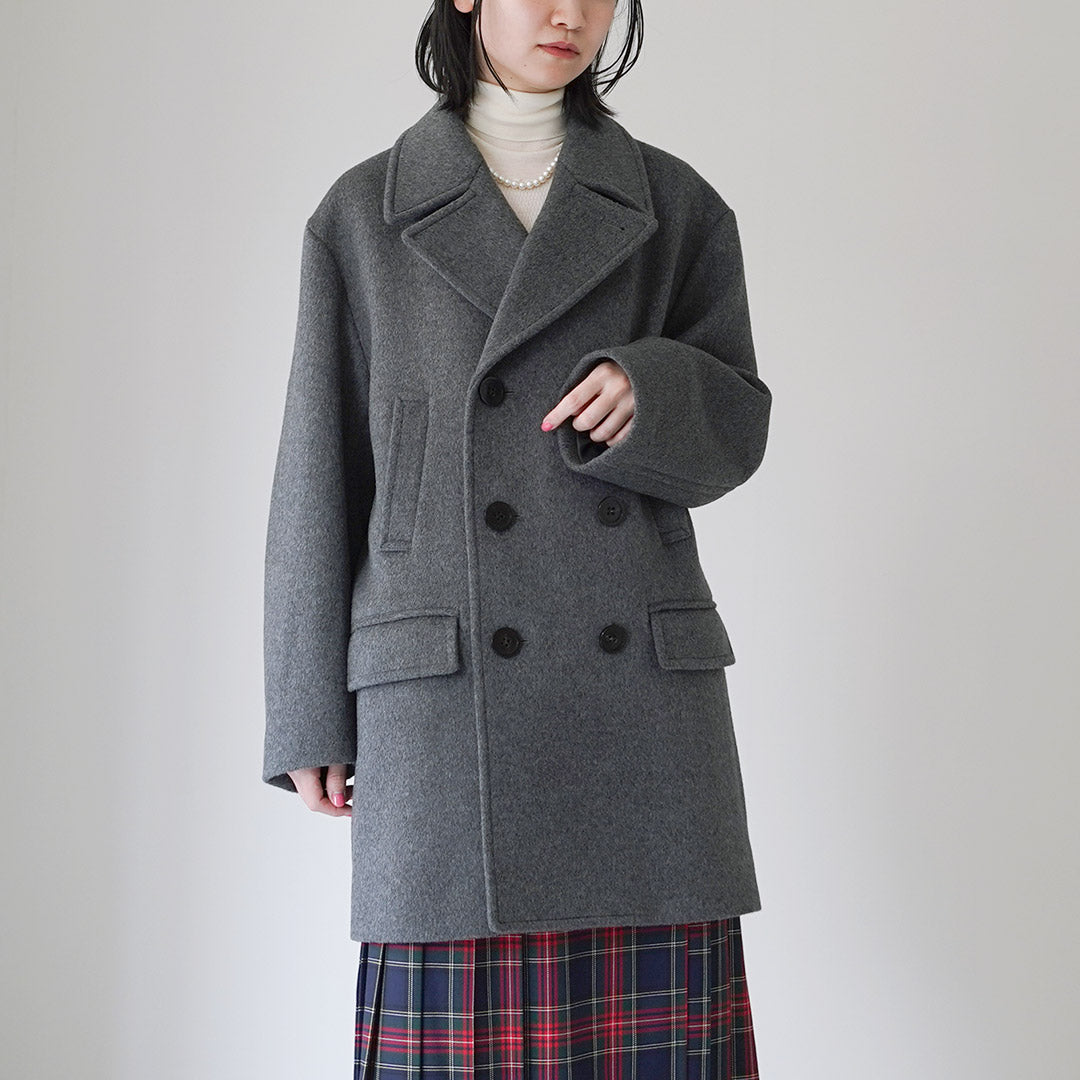 SHINZONE（シンゾーン） オーバーサイズド ウール ピーコート