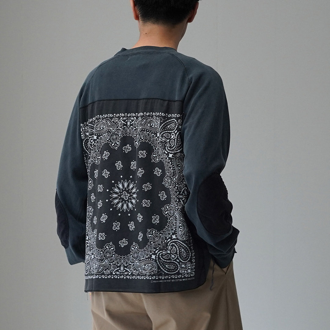 REMI RELIEF（レミレリーフ） SP加工8/-天竺エルボーパッチロンT