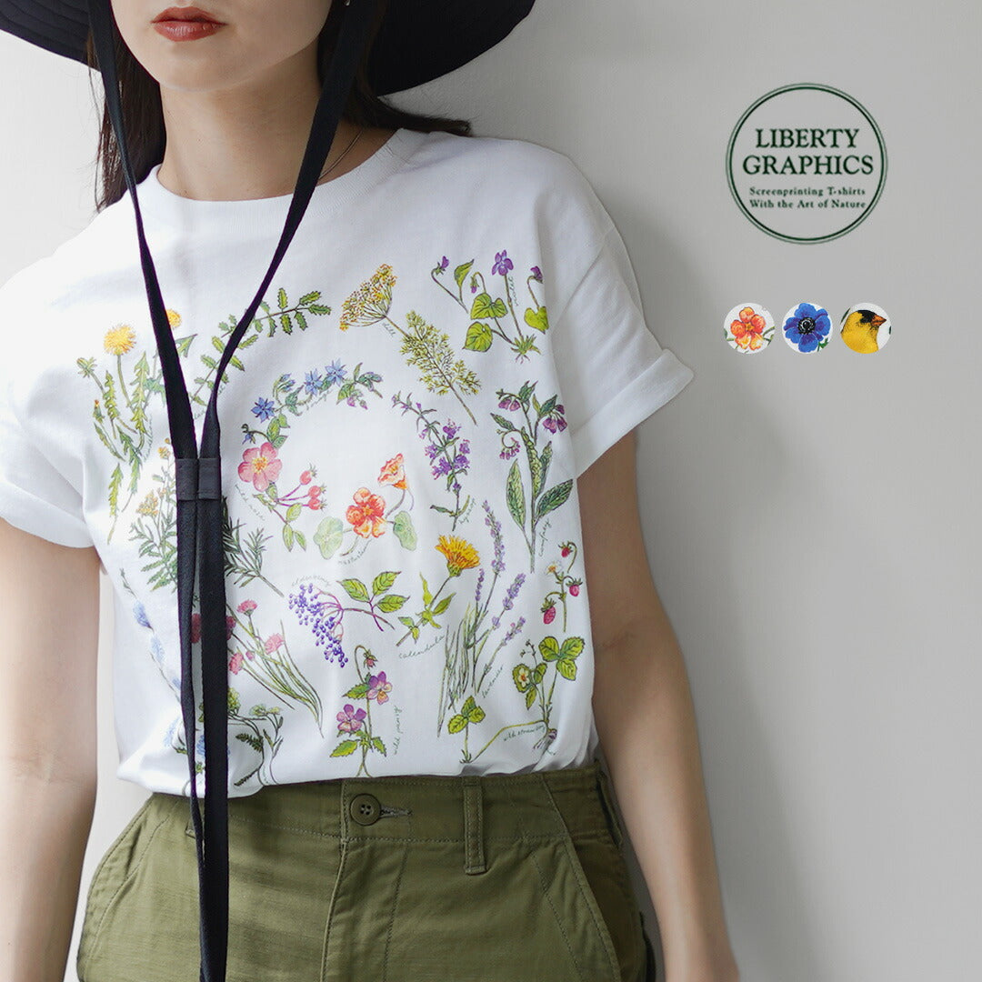 LIBERTY GRAPHICS（リバティ グラフィックス） フラワー プリント T