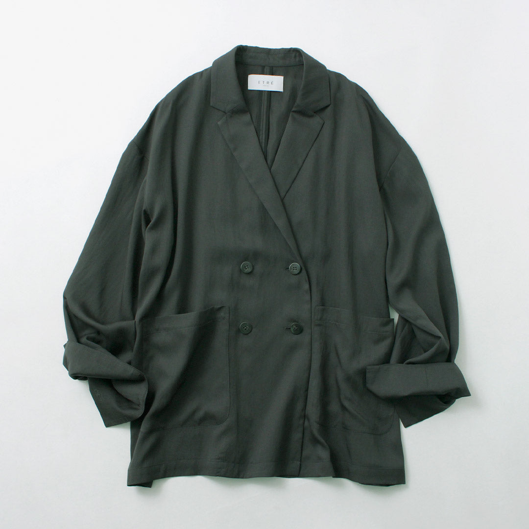 ETRE TOKYO（エトレトウキョウ） ダブルブレストエアリージャケット