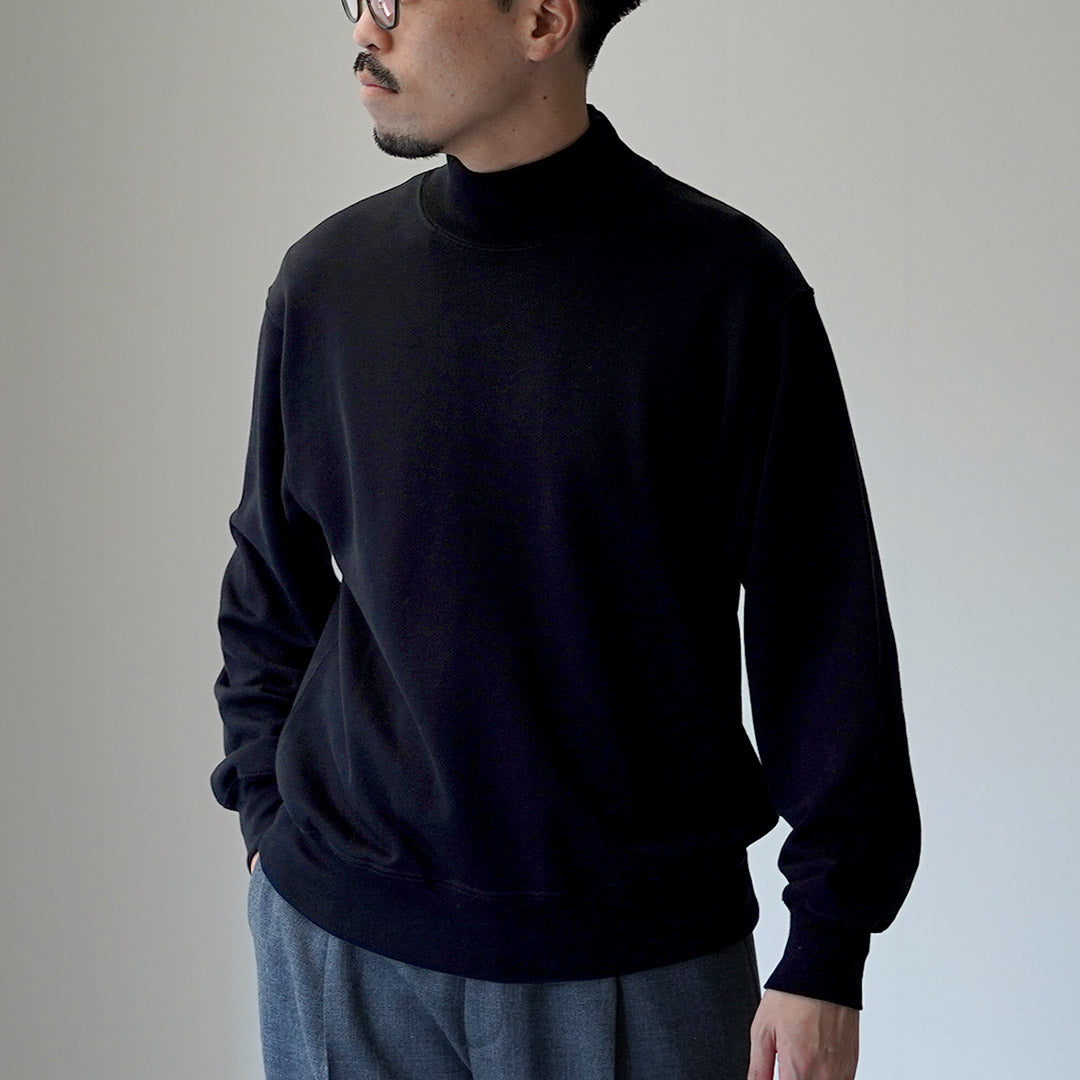 LIFiLL（リフィル） コットニー モックネック スウェット / メンズ