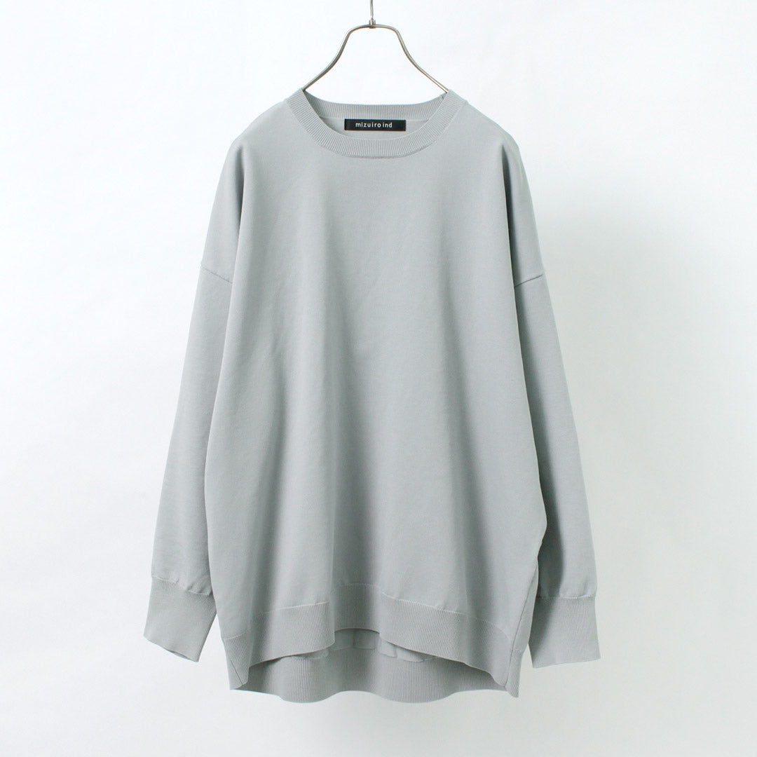mizuiro ind（ミズイロインド） クルーネック ワイド P/O｜ROCOCO