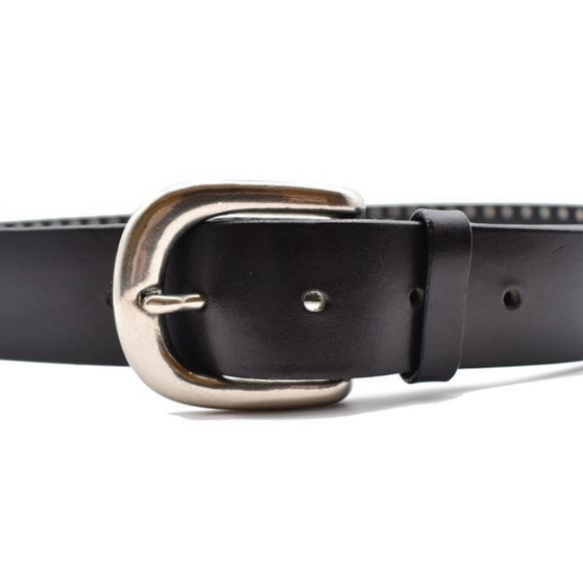 MINEDENIM マインデニム Double Studs Leather Belt | MSGM 正規販売店