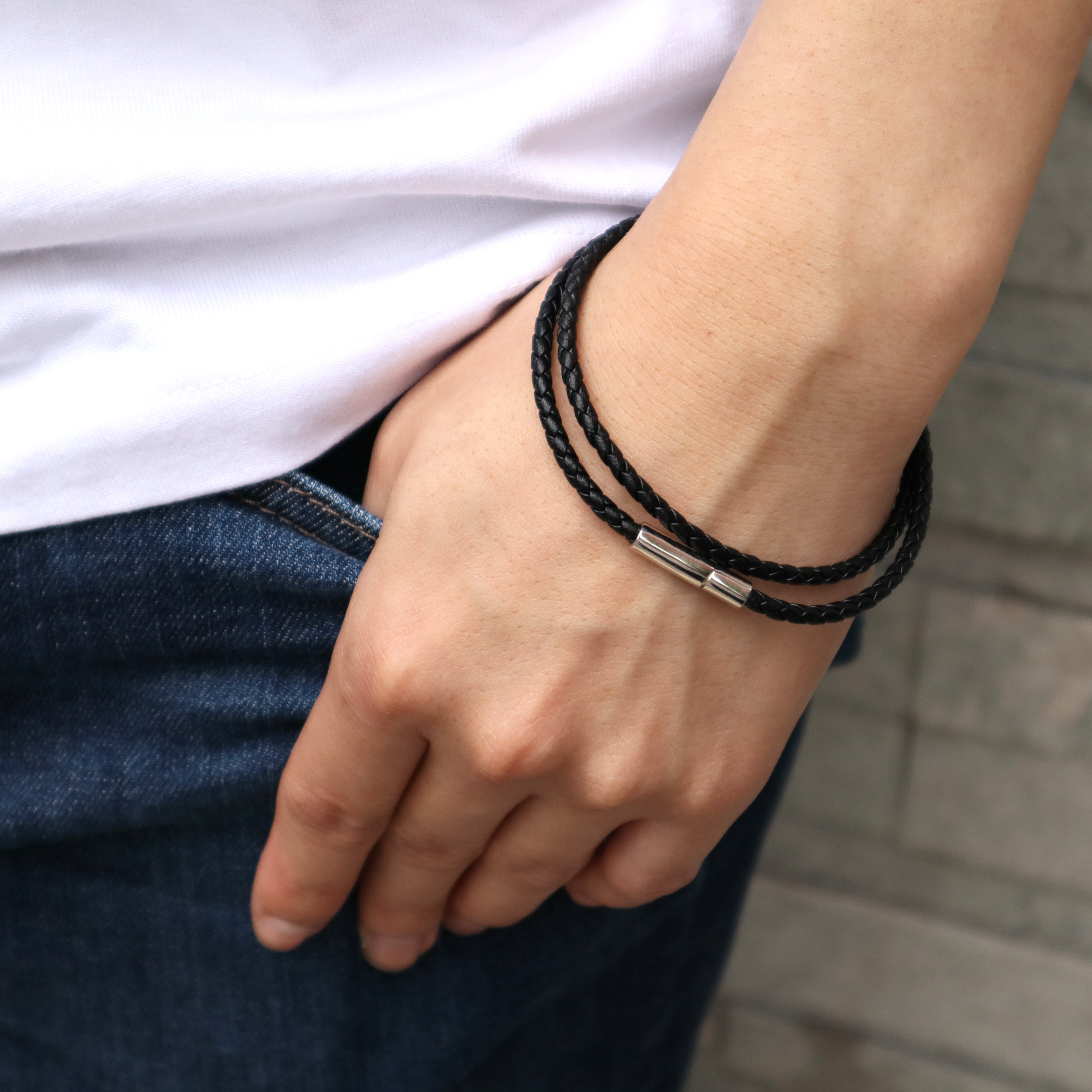 ロデレール｜ジャンニ ダブルツアーブレスレット(ブラック)