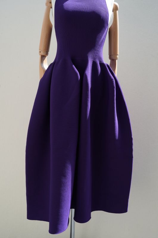 CFCL POTTERY HS SLEEVELESS DRESS col.VIOLET - rollot