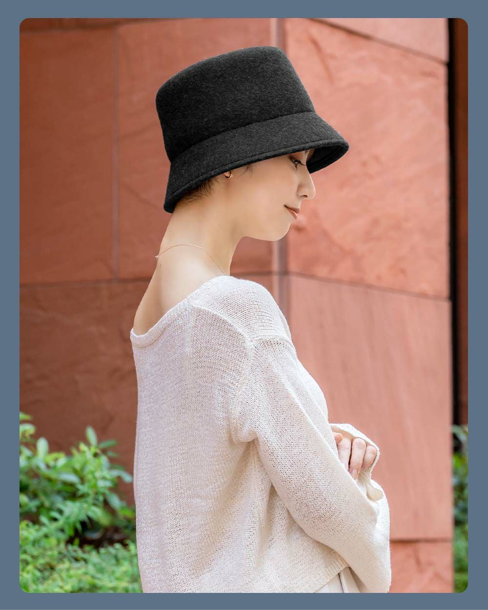 フェルトバケットハット | 芦屋ロサブラン