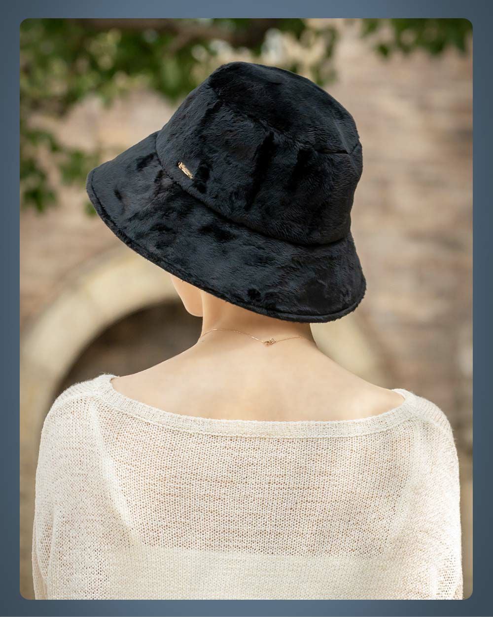 マイクロベルボアバケットハット | 芦屋ロサブラン