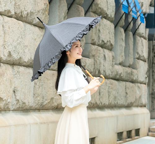 美しい日傘を。」100%遮光ブランド「芦屋ロサブラン」本店