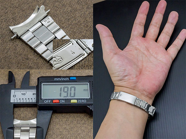 RG-2364 | ロレックス ROLEX 3連巻き込みブレス 19mm Ref.7835-19 FF